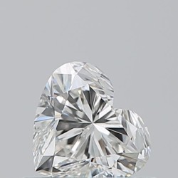 Diament serce, 0.5ct, VS2, H, GIA 6532390787